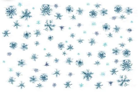 Snow flakes Stock Illustration