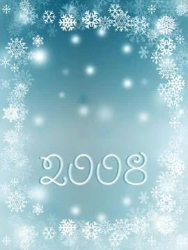 Snow flakes Stock Illustration