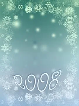 Snow flakes Stock Illustration