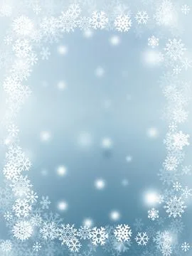 Snow flakes Stock Illustration