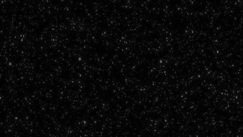 Snow flakes overlay, black background. Winter, slowly falling snow effect. backg Stock Footage 300562755