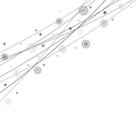 Snow flakes on strings background for christmas time 스톡 일러스트