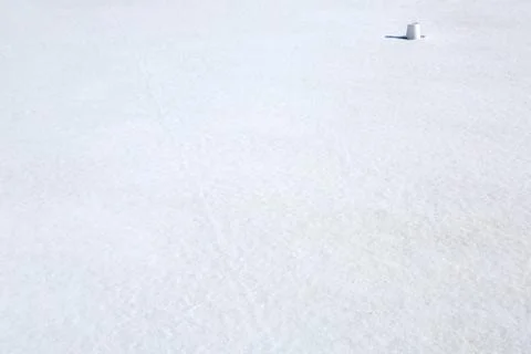 Snow on the floor Stock Photos