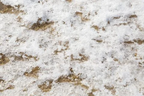 Snow on the floor Stock Photos