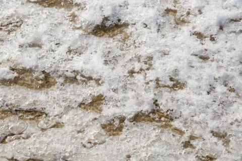 Snow on the floor Stock Photos