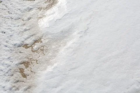 Snow on the floor Stock Photos