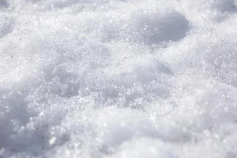 Snow on the floor Foto stock