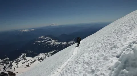 Snow footpath Stock-Footage 10874595