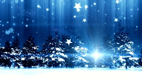 Snow Forest holiday background 14 Stock Footage 55281968