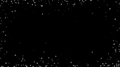 Snow frame Christmas seamless loop video background Video stock 295454249