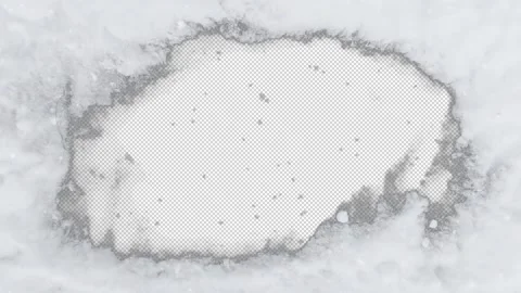 Snow Frame - Snow Over The Frame Stock Footage 221715374