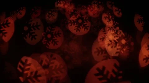 Snow garland Stock Footage 46107206