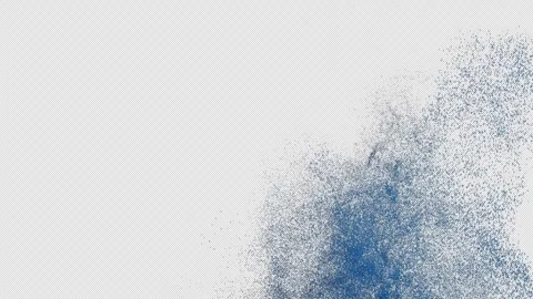 Snow Glitter Falling From Above 4K Alpha 스톡 동영상 259647083
