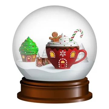 Snow globe 2 Stock-Illustration