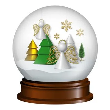 Snow globe 4 Stock Illustration
