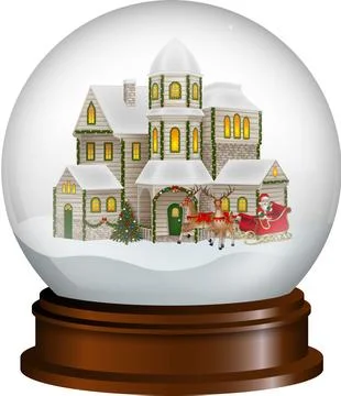 Snow globe 5 Stock Illustration
