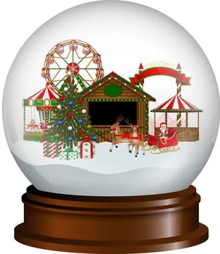 Snow globe 7 Stock Illustration