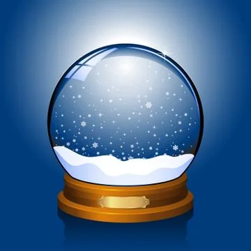 Snow Globe Stock Illustration