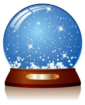 Snow globe Stock Illustration