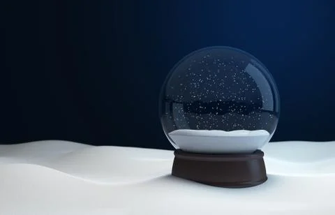 Snow globe Stock Illustration
