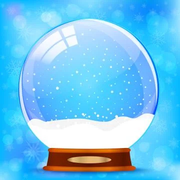 Snow globe Stock Illustration