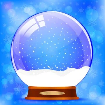 Snow globe Stock Illustration