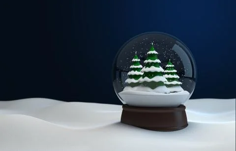 Snow globe Stock Illustration