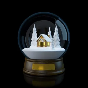 Snow globe Stock Illustration