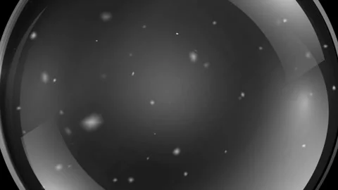 Snow globe with snow falling on black background overlay video effect Stock Footage 273277053