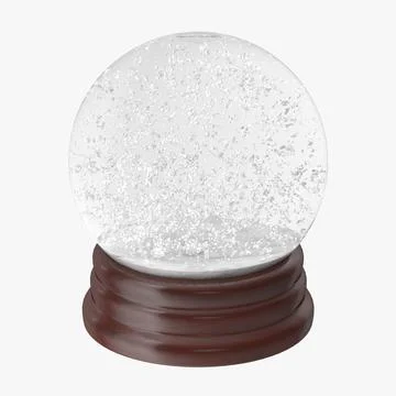 Snow Globe Snowing 3D Model