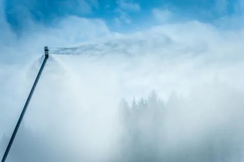 Snow gun Stock Photos