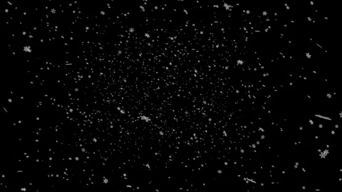 Snow HD alpha Stock Footage 100647159