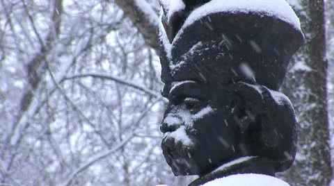 Snow hetman 1 Stock Footage 10699356
