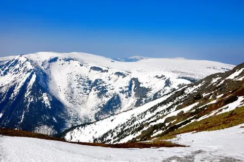 Snow hill Stock Photos