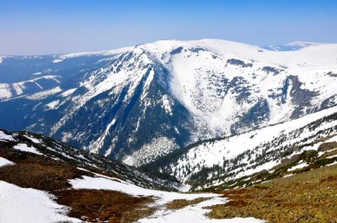 Snow hill Stock Photos