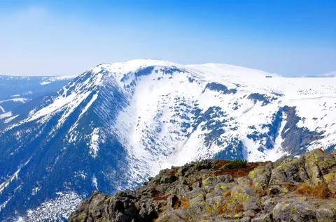 Snow hill Stock Photos