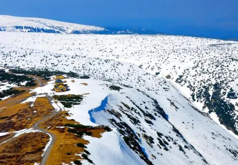 Snow hill Stock Photos