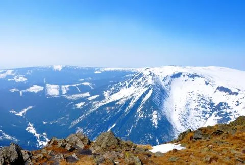 Snow hill Stock Photos