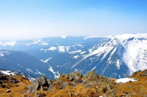 Snow hill Stock Photos