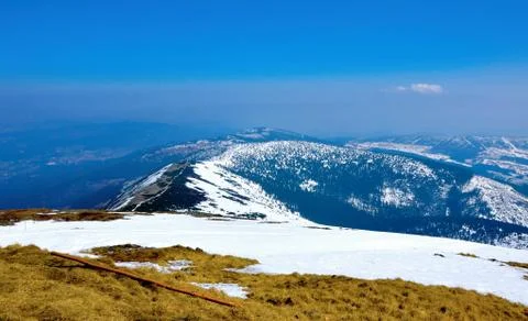 Snow hill Foto stock