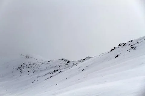 Snow hills background Foto stock