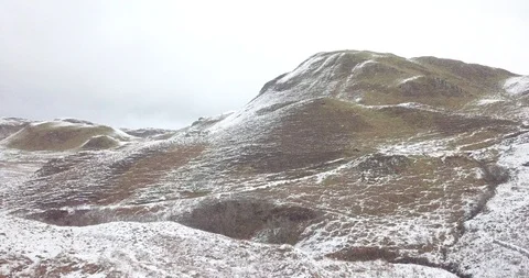 Snow on Hills Stock Footage 104863905