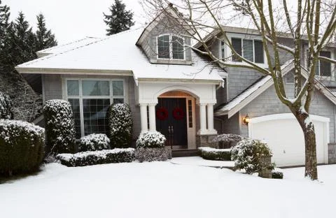Snow for the holidays Stock Photos