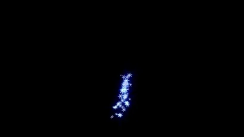 Snow ice animation Stock Footage 117095134