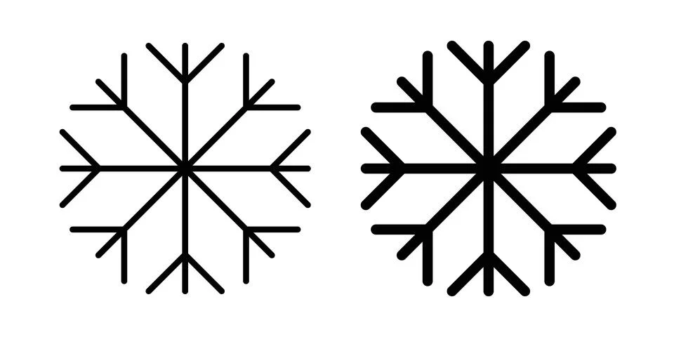 Snow icon concept. best for web design Stock Illustration