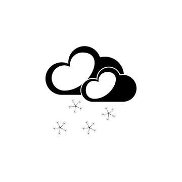 Snow icon. Element of weather elements illustration. Premium quality graphic Stock Illustration