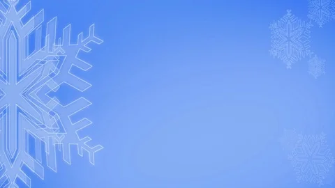 Snow Icon or symbol Animate on Blue background Stock Footage 69958225