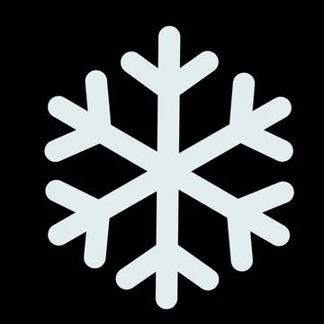 Snow icon. snowflake icon vector. Stock Illustration