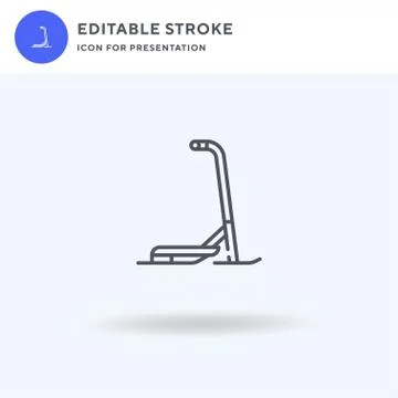 Snow icon vector, filled flat sign, solid pictogram isolated on white, logo i イラスト素材