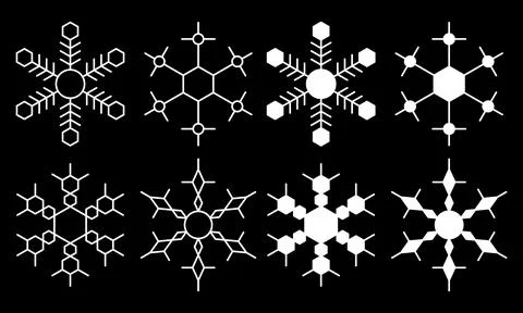 Snow icon vector Stock Illustration